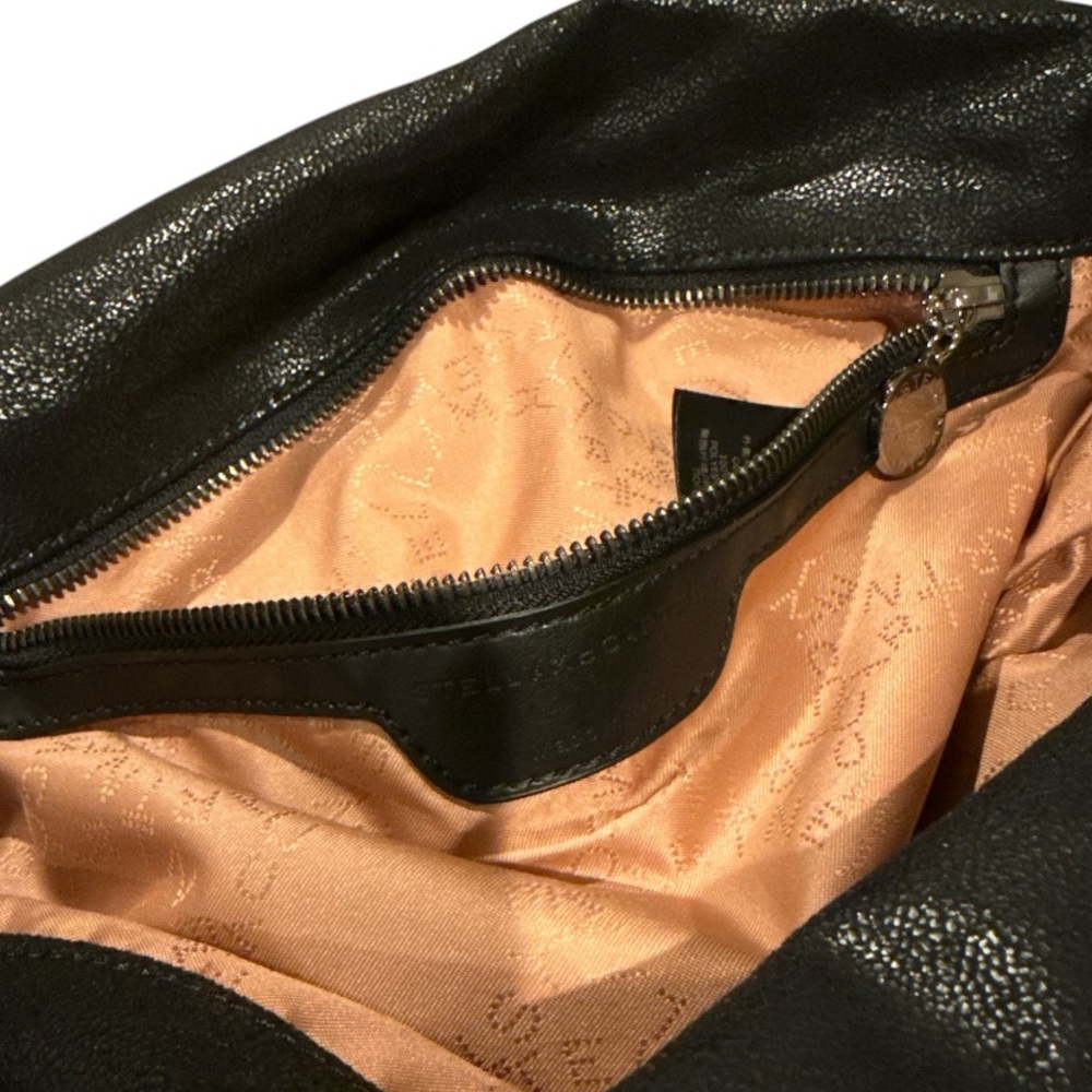 Authentic Stella McCartney iconic black silver Falabella tote bag NEW NWOT - Picture 9 of 11